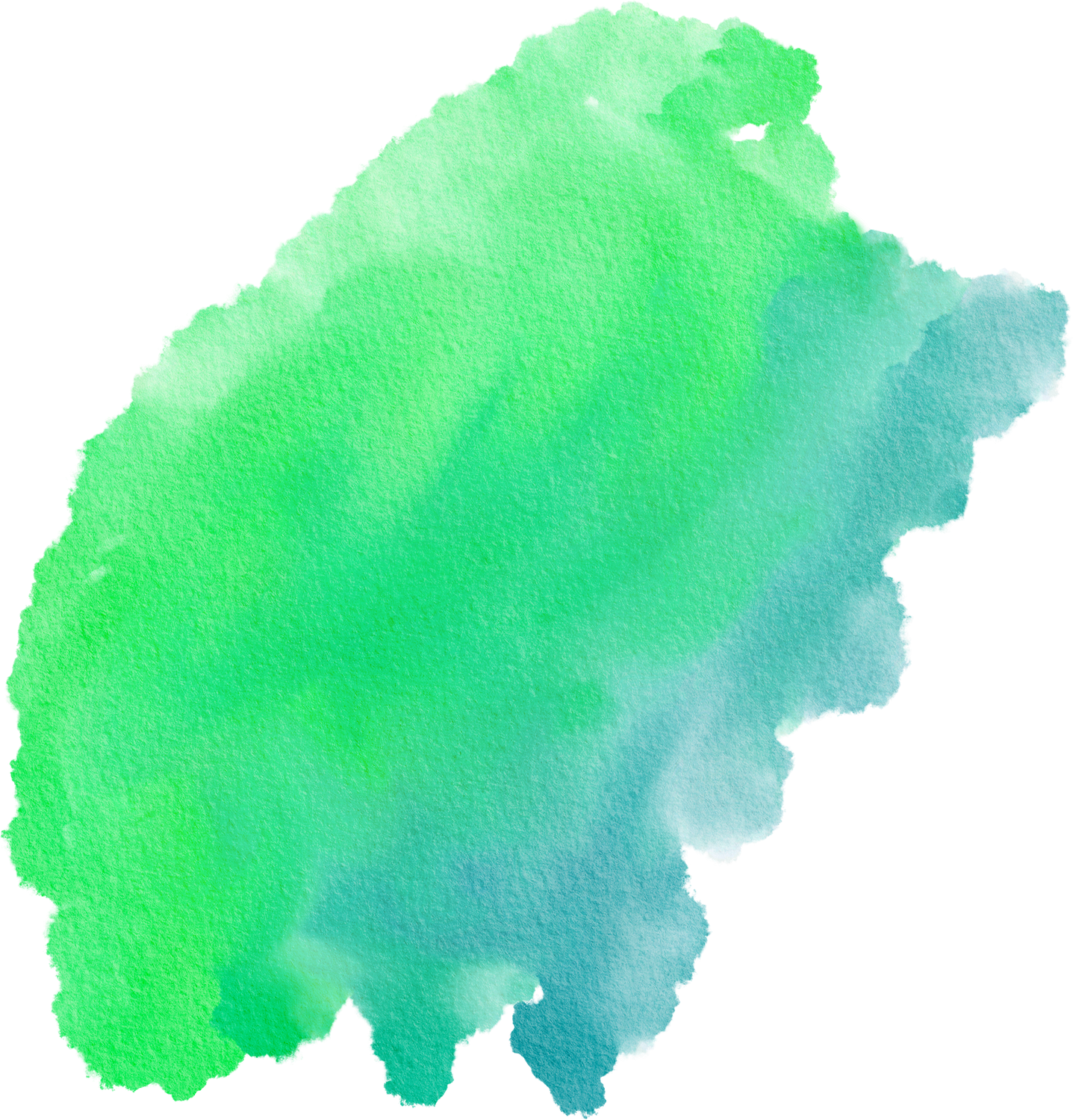 Green Watercolor Paint Stain Background Circle