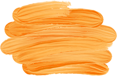 Orange Smudge Stroke Paint